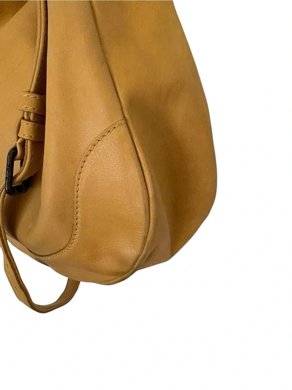 Frye Melissa Yellow Leather Large Hobo Bag